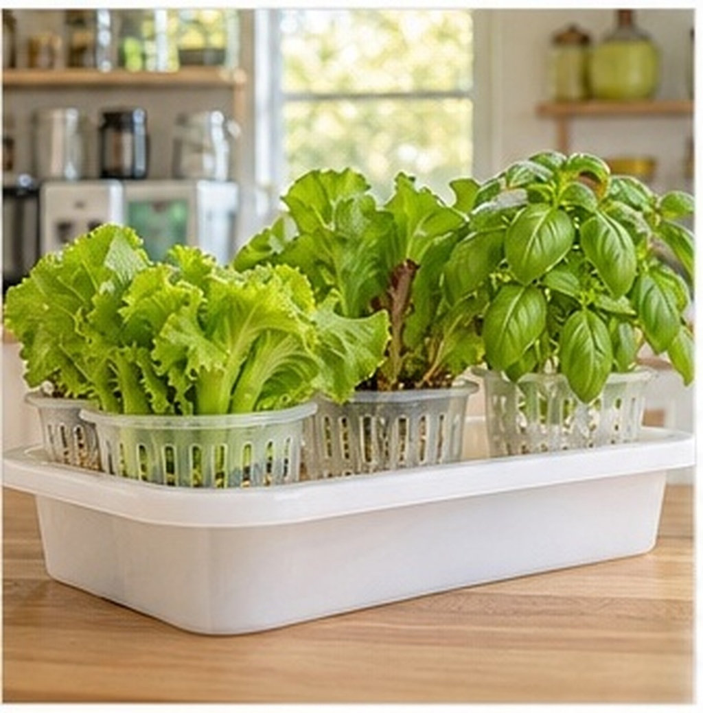 Plant Pot - 4Pcs Hydroponic Vegetable Cultivation Thickened Breathable