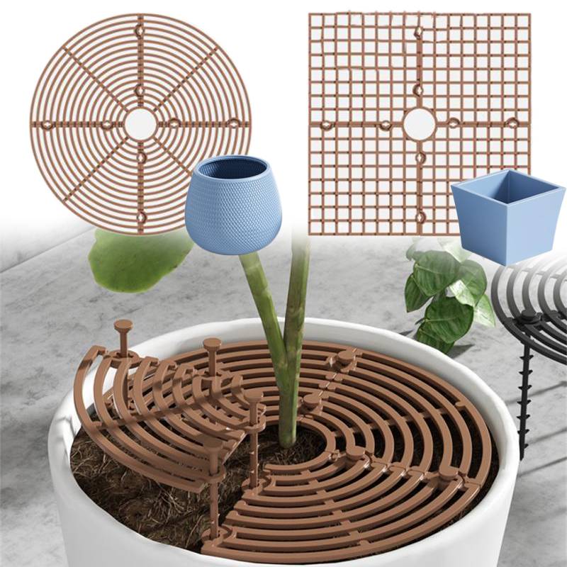 Terracotta Pot - Flower Pot Cover Plant Pot Grid