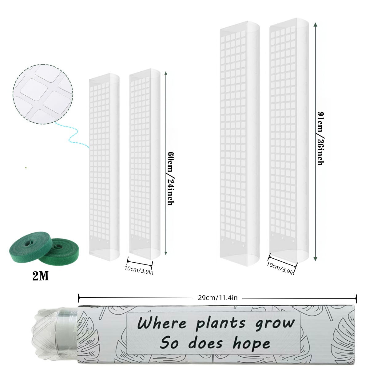 Stackable Plastic Moss Pole fo - Plant Support Stake 评论和价格