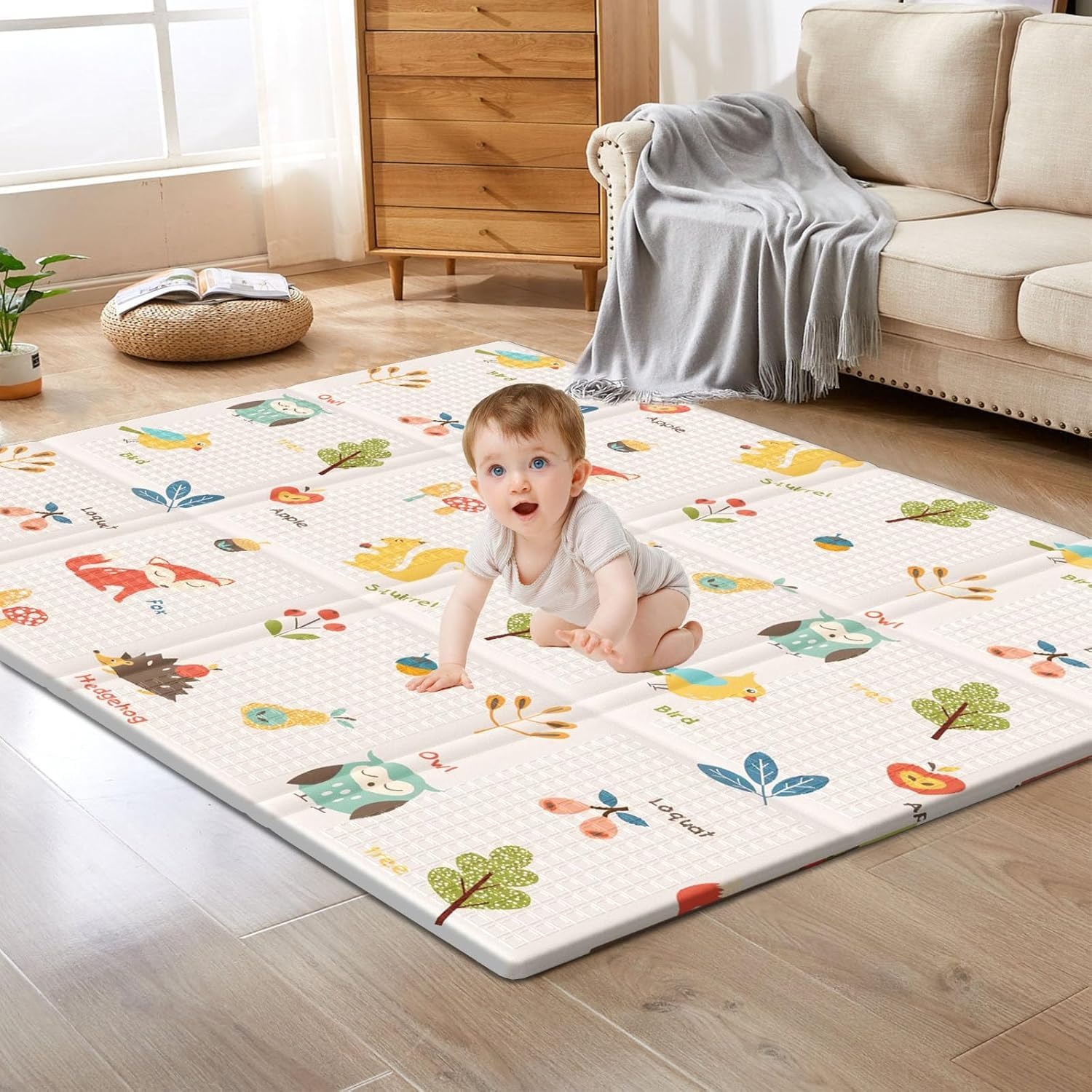 Foldable Baby Play Mat Childre - Repotting Mat 评论和价格