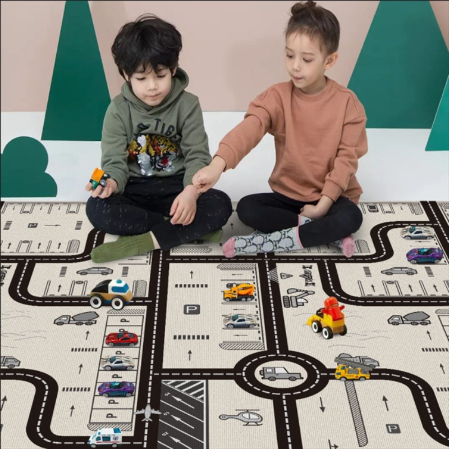 Foldable Baby Play Mat Childre - Repotting Mat 评论和价格